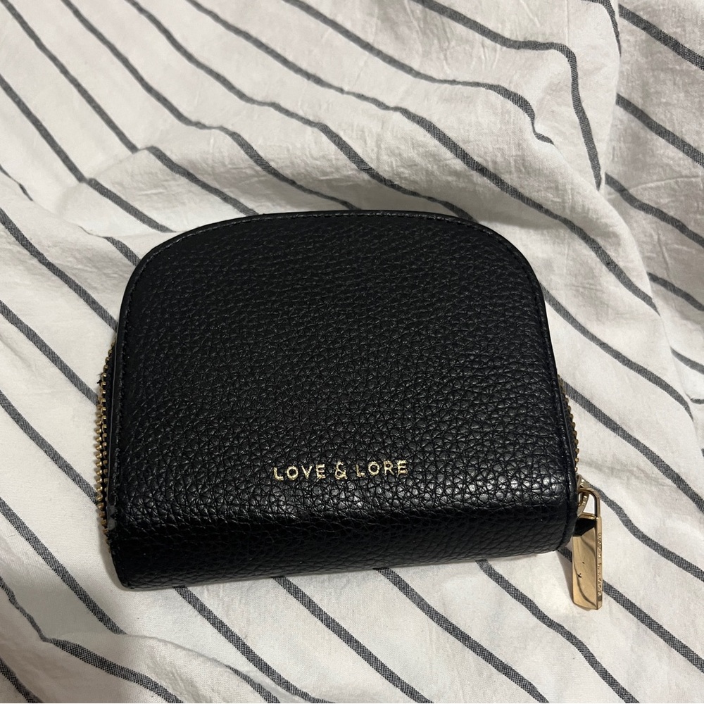 Love & Lore Black Wallet